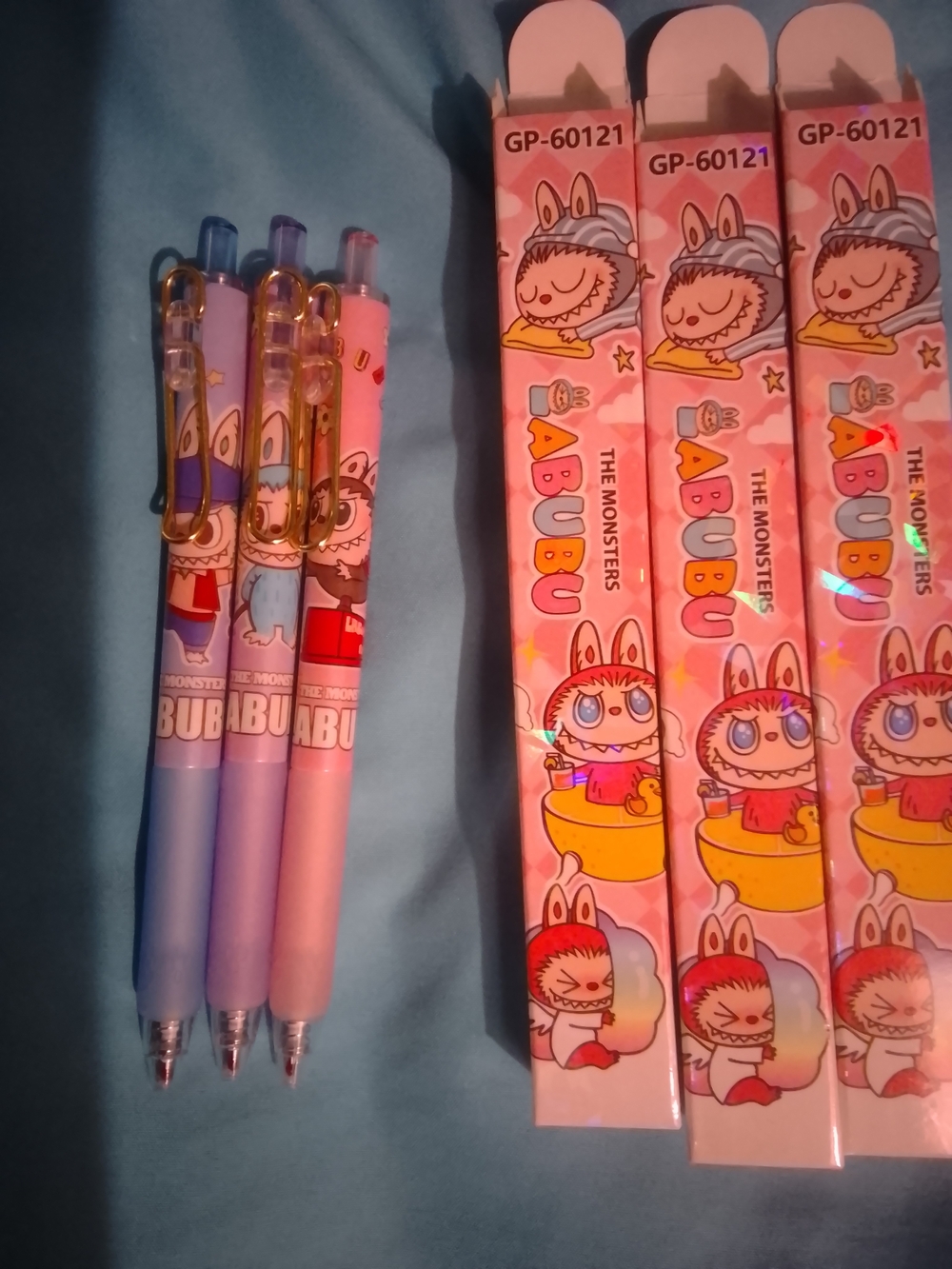 Labubu Gel Pen Set Of 3